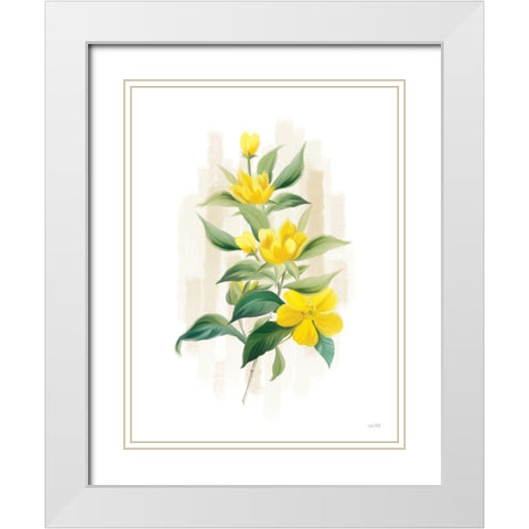 Goldilocks I White Modern Wood Framed Art Print with Double Matting by House Fenway