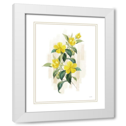 Goldilocks II White Modern Wood Framed Art Print with Double Matting by House Fenway