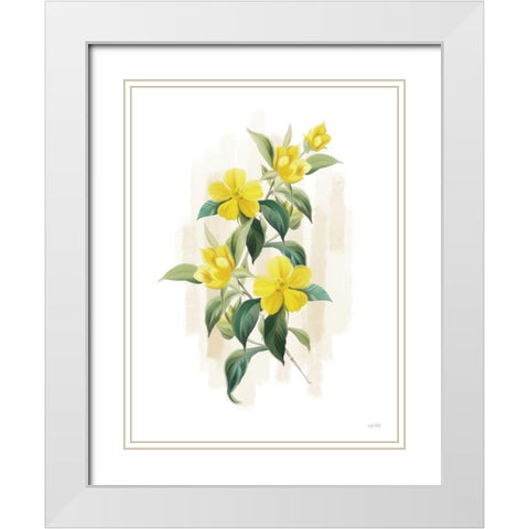 Goldilocks II White Modern Wood Framed Art Print with Double Matting by House Fenway
