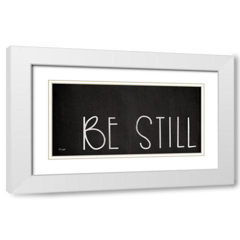 Be Still My Heart I White Modern Wood Framed Art Print with Double Matting by Jaxn Blvd.