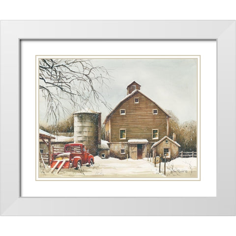 Clearing Out White Modern Wood Framed Art Print with Double Matting by Rossini, John