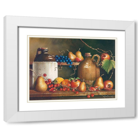 A Passion for Fruit White Modern Wood Framed Art Print with Double Matting by Rossini, John