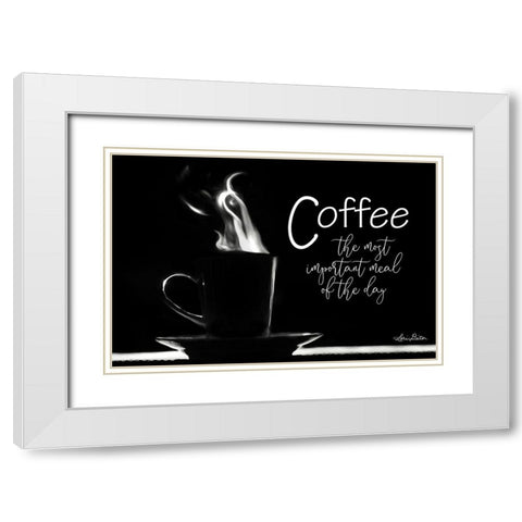 Most Important Meal White Modern Wood Framed Art Print with Double Matting by Deiter, Lori