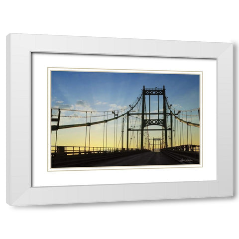 Farewell White Modern Wood Framed Art Print with Double Matting by Deiter, Lori