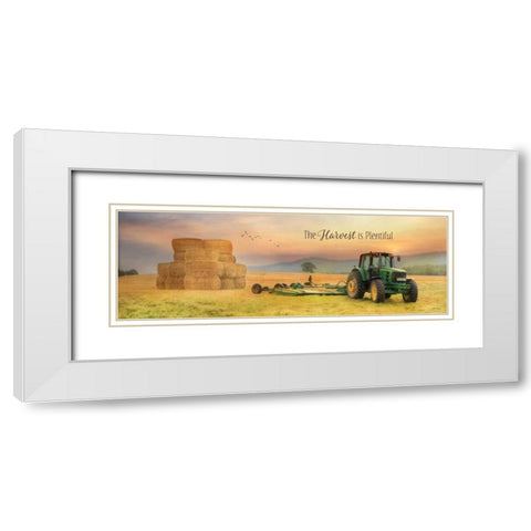 The Harvest is Plentiful White Modern Wood Framed Art Print with Double Matting by Deiter, Lori