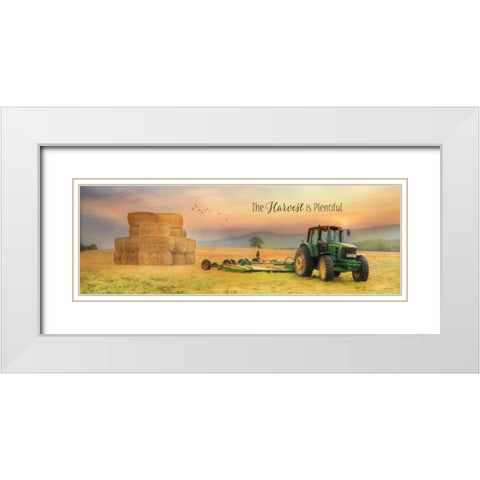 The Harvest is Plentiful White Modern Wood Framed Art Print with Double Matting by Deiter, Lori