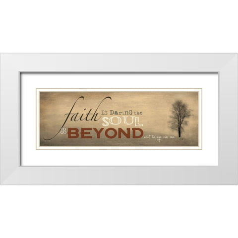 Sepia Tree White Modern Wood Framed Art Print with Double Matting by Rae, Marla