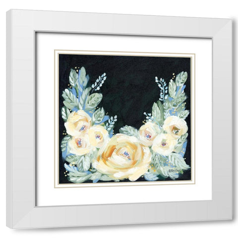 Gather Together II White Modern Wood Framed Art Print with Double Matting by Ebert, Roey