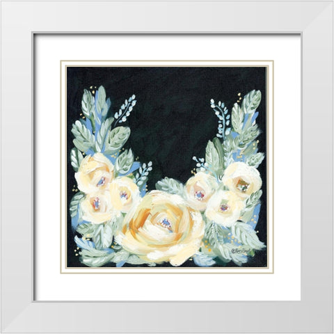 Gather Together II White Modern Wood Framed Art Print with Double Matting by Ebert, Roey