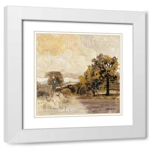 Traditional Landscape 3 White Modern Wood Framed Art Print with Double Matting by Stellar Designs Studio