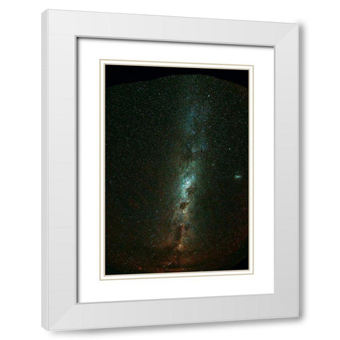 Milky Way seen from Ohau-Mackenzie Country-Canterbury White Modern Wood Framed Art Print with Double Matting by Wall, David