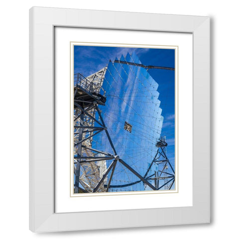 Canary Islands--Roque de los Muchachos Observatory-The Florian Goebel MAGIC Telescopes White Modern Wood Framed Art Print with Double Matting by Bibikow, Walter