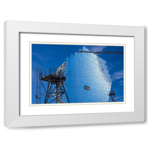 Canary Islands--Roque de los Muchachos Observatory-The Florian Goebel MAGIC Telescopes White Modern Wood Framed Art Print with Double Matting by Bibikow, Walter