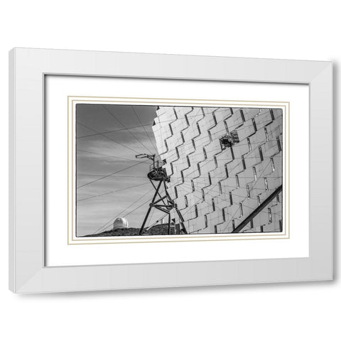 Canary Islands--Roque de los Muchachos Observatory-The Florian Goebel MAGIC Telescopes White Modern Wood Framed Art Print with Double Matting by Bibikow, Walter