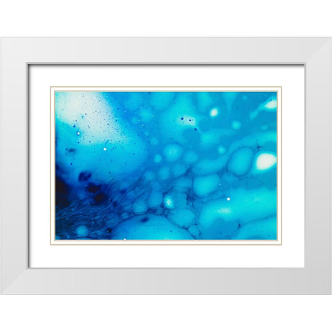 Paint-oil and water White Modern Wood Framed Art Print with Double Matting by Muench, Zandria