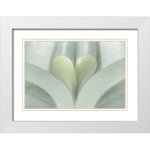 WA, Seabeck Open book with pages forming a heart White Modern Wood Framed Art Print with Double Matting by Paulson, Don