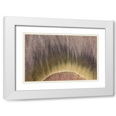 Oregon, Devils Punchbowl SNA Abstract patterns White Modern Wood Framed Art Print with Double Matting by Paulson, Don