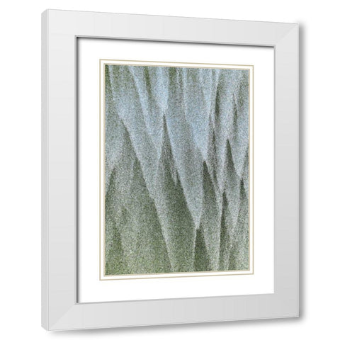 Oregon, Devils Punchbowl SNA Abstract patterns White Modern Wood Framed Art Print with Double Matting by Paulson, Don