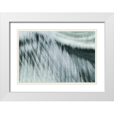 Oregon, Devils Punchbowl SNA Abstract patterns White Modern Wood Framed Art Print with Double Matting by Paulson, Don