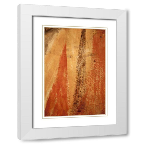 Mexico Abstract wall pattern White Modern Wood Framed Art Print with Double Matting by Paulson, Don