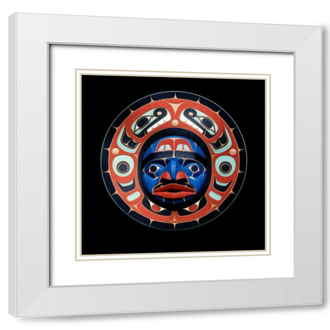 USA, Washington State, Jamestown Totem art PR White Modern Wood Framed Art Print with Double Matting by Paulson, Don