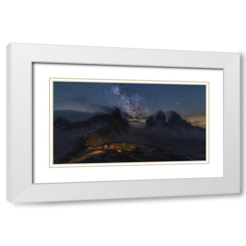 Locatelli White Modern Wood Framed Art Print with Double Matting by Martin Castan, David