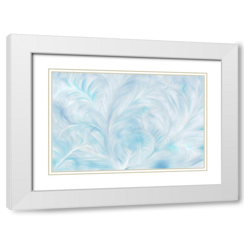 Winter Art White Modern Wood Framed Art Print with Double Matting by Karina, Aleksandrova