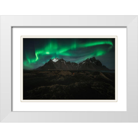 Untitled White Modern Wood Framed Art Print with Double Matting by Martin Castan, David