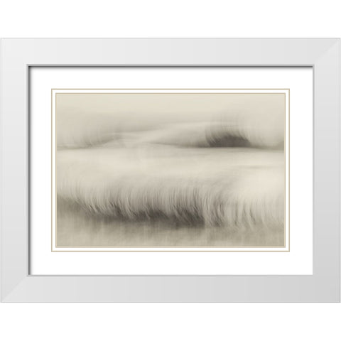 Waterside White Modern Wood Framed Art Print with Double Matting by Talen, Nel