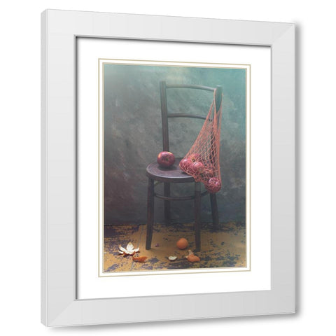 It Was Recently... White Modern Wood Framed Art Print with Double Matting by Ustinagreen