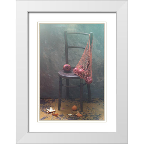 It Was Recently... White Modern Wood Framed Art Print with Double Matting by Ustinagreen
