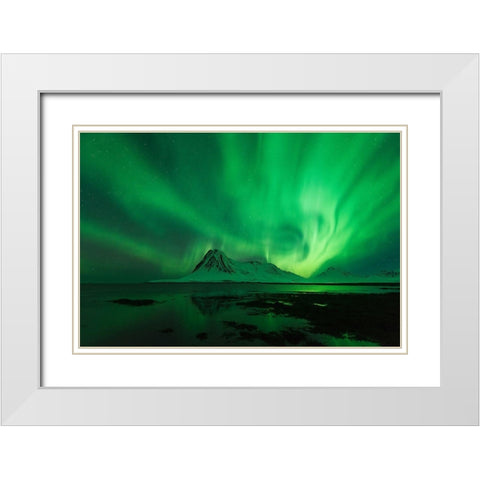 Untitled White Modern Wood Framed Art Print with Double Matting by Martin Castan, David