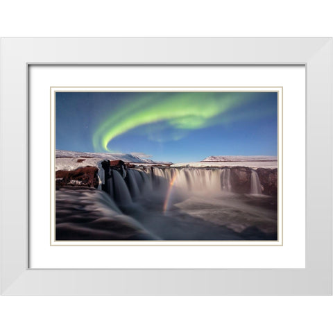 The Astonishing White Modern Wood Framed Art Print with Double Matting by Tronto, Mauro
