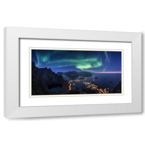 Anywhere I Roam White Modern Wood Framed Art Print with Double Matting by F. Turienzo, Carlos