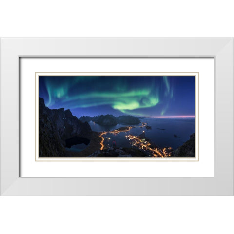 Anywhere I Roam White Modern Wood Framed Art Print with Double Matting by F. Turienzo, Carlos
