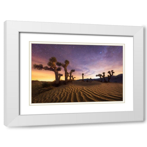 Lost Souls White Modern Wood Framed Art Print with Double Matting by Moore, Chris