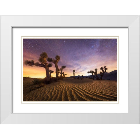 Lost Souls White Modern Wood Framed Art Print with Double Matting by Moore, Chris