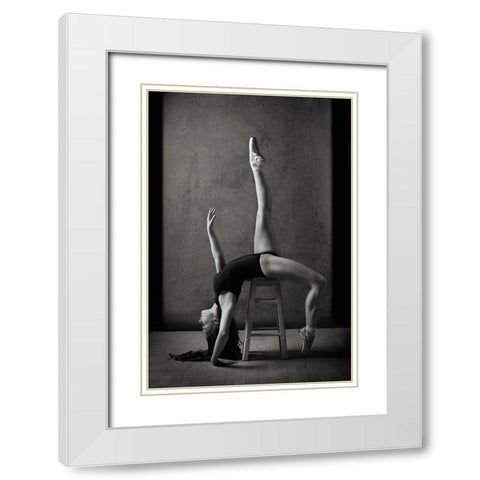 Kirsten White Modern Wood Framed Art Print with Double Matting by Ashton-Jones, Howard