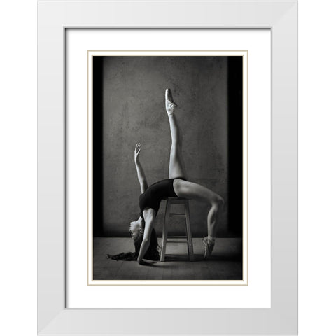 Kirsten White Modern Wood Framed Art Print with Double Matting by Ashton-Jones, Howard