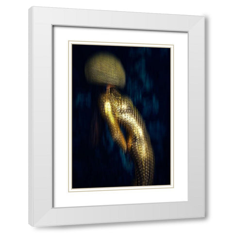 Anti-Gravity White Modern Wood Framed Art Print with Double Matting by Bolgov, Ruslan