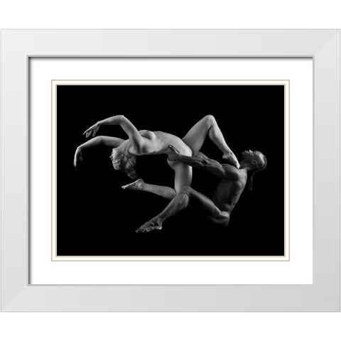 Perfect Balance White Modern Wood Framed Art Print with Double Matting by Finighan, Brennan