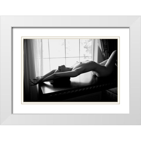 A Spring Morning White Modern Wood Framed Art Print with Double Matting by Lee, Alexander