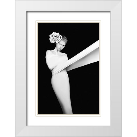 The Phantom Of The Opera White Modern Wood Framed Art Print with Double Matting by Bolgov, Ruslan