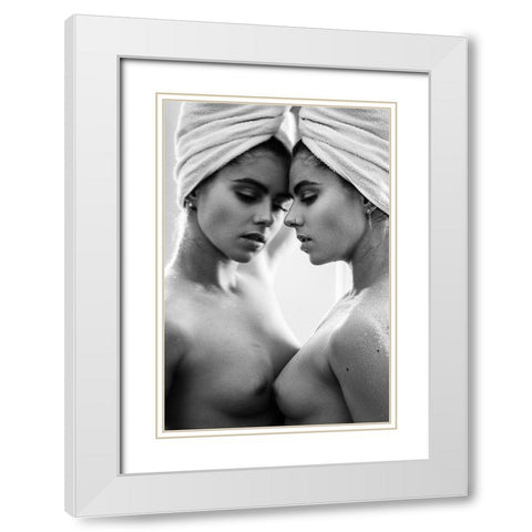 My Home, My Freedom White Modern Wood Framed Art Print with Double Matting by Krystynek MQEP, Martin