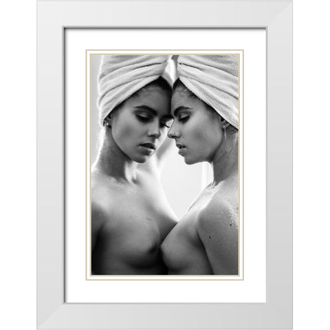 My Home, My Freedom White Modern Wood Framed Art Print with Double Matting by Krystynek MQEP, Martin