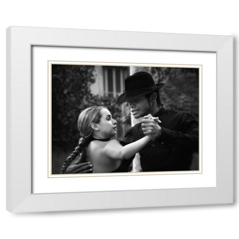 Passion On The Streets White Modern Wood Framed Art Print with Double Matting by Depaepe, Yvette