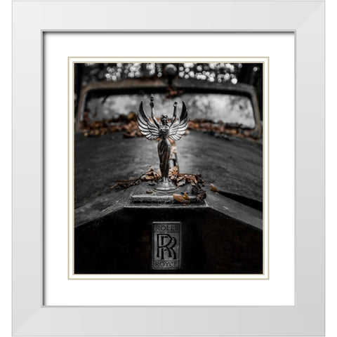 ... Rr White Modern Wood Framed Art Print with Double Matting by Vollrath, Jorg