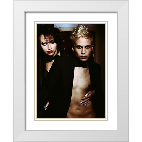Love Is A Losing Game White Modern Wood Framed Art Print with Double Matting by lotzin -, mario