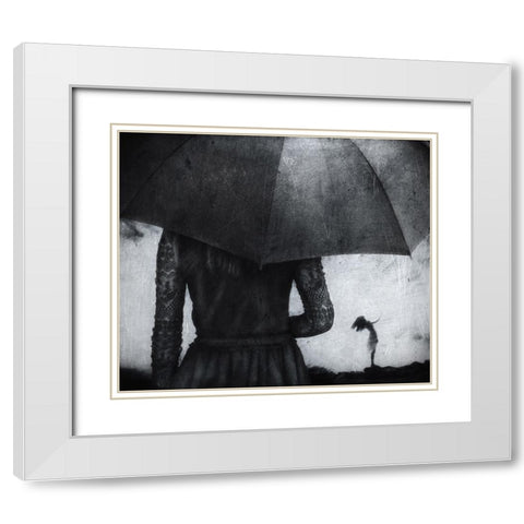 Crashing White Modern Wood Framed Art Print with Double Matting by Sulistiawan, Hari