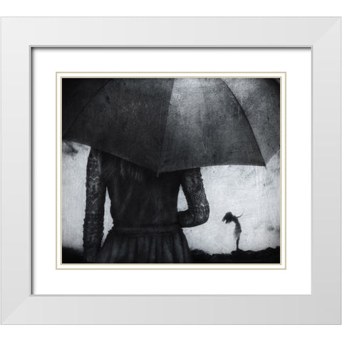 Crashing White Modern Wood Framed Art Print with Double Matting by Sulistiawan, Hari
